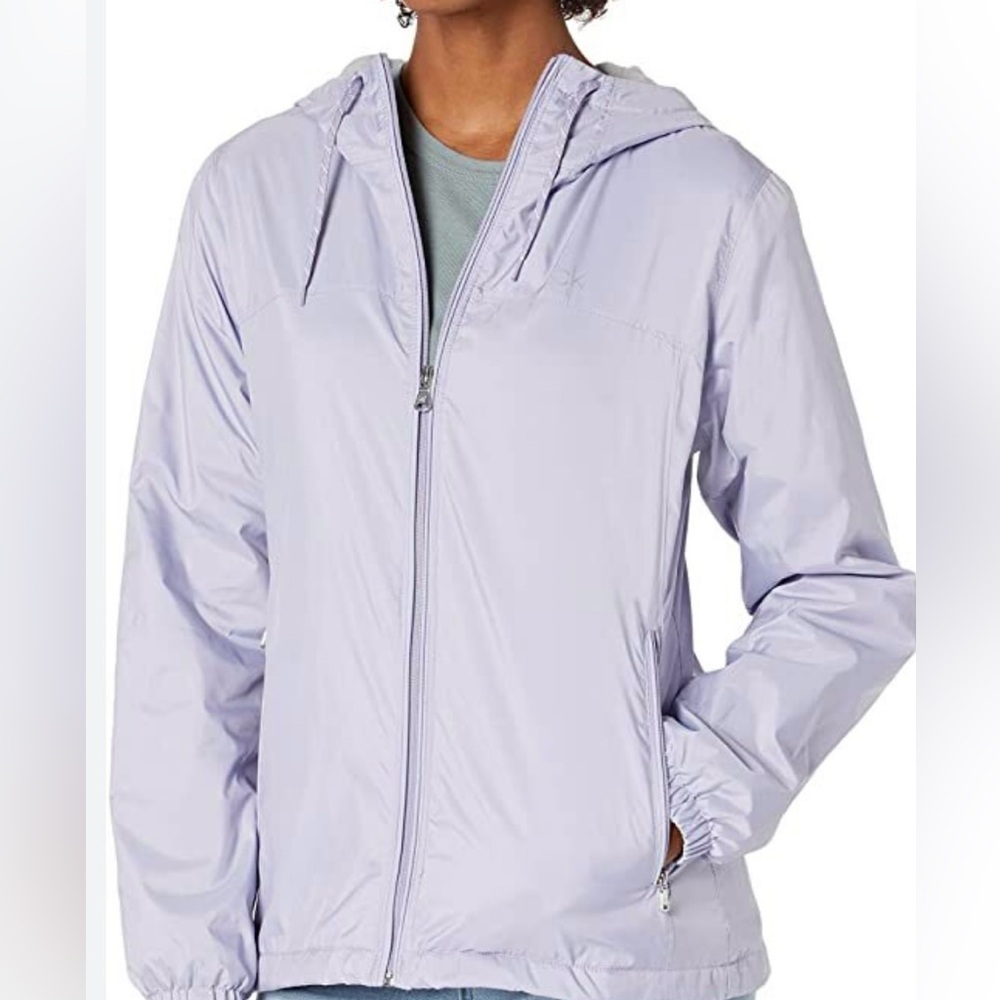 Calvin Klein Women’s XL Light Purple Hooded Jacket